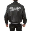 Chicago White Sox Real Full Leather Varsity Black Jacket 1