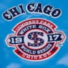 Chicago White Sox Retro Classic Full-Snap Satin Varsity Jacket – Blue 5