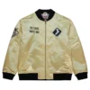 Chicago White Sox Team OG 2.0 Satin Full-Zip Varsity Gold Jacket