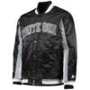 Chicago White Sox The Ace Black Satin Varsity Jacket