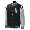 Chicago White Sox Title Holder Full-Snap Varsity Jacket – BlackGrey