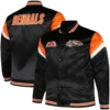 Cincinnati Bengals Big & Tall Black Varsity Jacket 2