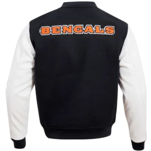 Cincinnati Bengals Classic Wool Varsity Jacket 1