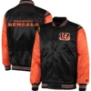 Cincinnati Bengals Enforcer Black Varsity Jacket 2