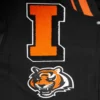 Cincinnati Bengals Mashup Varsity Black Jacket 4