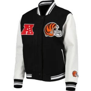 Cincinnati Bengals Mashup Wool Varsity Jacket