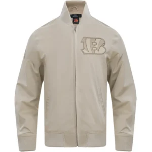 Cincinnati Bengals Blues Denim Varsity Jacket