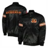 Cincinnati Bengals Pick & Roll Black Varsity Jacket 3