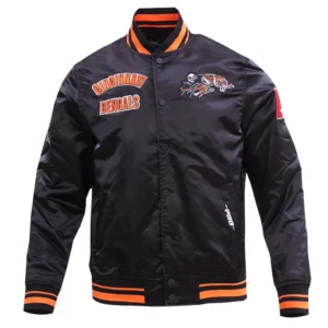 Cincinnati Bengals Retro Classic Black Varsity Jacket