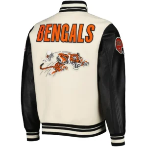 Cincinnati Bengals Retro Classic Wool Varsity Jacket 1