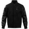 Cincinnati Bengals Triple Black Wool Varsity Jacket