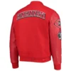 Cincinnati Reds Classic Red Wool & Leather Varsity Jacket 1