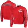 Cincinnati Reds Classic Red Wool & Leather Varsity Jacket 2