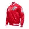 Cincinnati Reds Retro Classic Full-Snap Satin Varsity Red Jacket 2