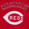 Cincinnati Reds Retro Classic Full-Snap Satin Varsity Red Jacket 5