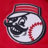 Cincinnati Reds Retro Classic Full-Snap Satin Varsity Red Jacket 6