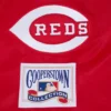 Cincinnati Reds Retro Classic Full-Snap Satin Varsity Red Jacket 7