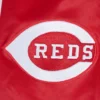 Cincinnati Reds Retro Classic Women’s Full-Snap Satin Varsity Red Jacket 4