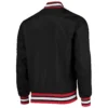 Cincinnati Reds The Jet III Full-Snap Satin Varsity Black Jacket 1