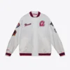 City Collection Lightweight Satin Jacket Atlanta Braves