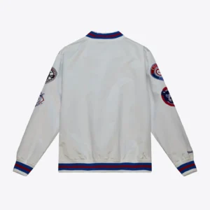City Collection Lightweight Satin Jacket Chicago Cubs 1