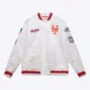 City Collection Lightweight Satin Jacket New York Mets
