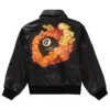 Classic Men's 8 Ball Supreme AW19 Martin Wong Black Leather Jacket
