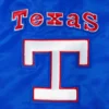 Classic Texas Rangers Retro Full-Snap Royal Blue Varsity Satin Jacket
