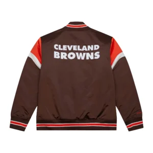 Cleveland Browns Cooperstown Heavyweight Varsity Jacket 1