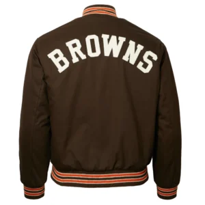 Cleveland Browns Ebbets Wool Varsity Jacket 1