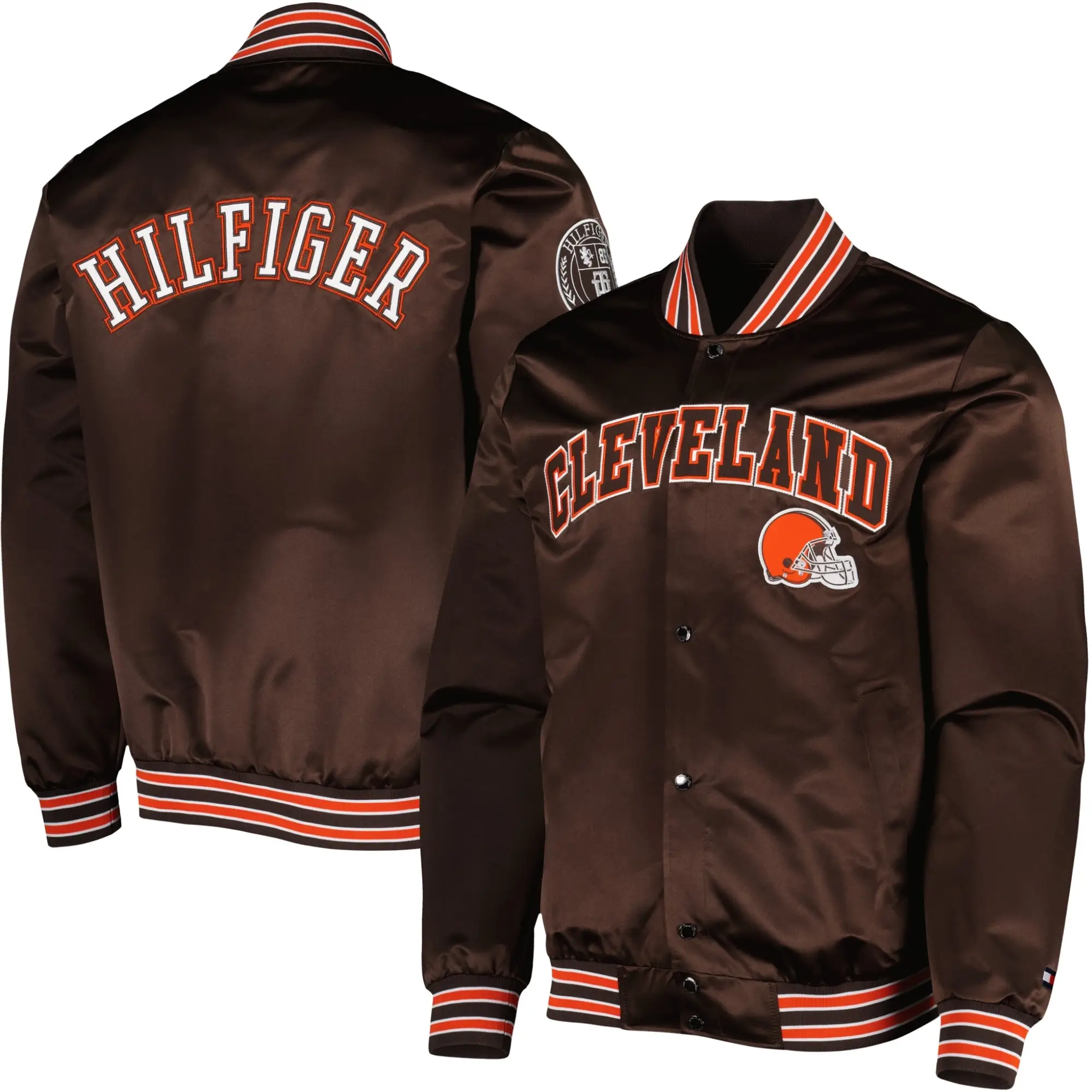 Cleveland Browns Elliot Varsity Brown Jacket 2