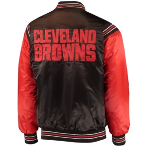 Cleveland Browns Enforcer Varsity Brown Jacket 1