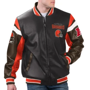 Cleveland Browns G-III Sports by Carl Banks Varsity Jacket