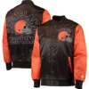Cleveland Browns Locker Room Throwback Varsity Jacket 2