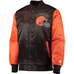Cleveland Browns Locker Room Throwback Varsity Jacket