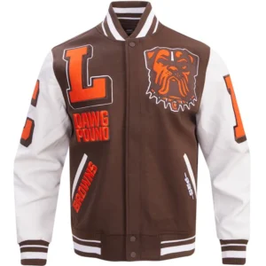 Cleveland Browns Mashup Varsity Wool Jacket