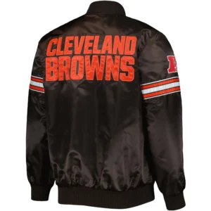 Cleveland Browns Pick & Roll Varsity Jacket 1