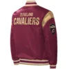 Cleveland Cavaliers Force Play Maroon Varsity Jacket 1