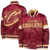Cleveland Cavaliers Home Game Maroon Varsity Jacket 2