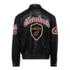 Cleveland Cavaliers Old English Jeff Hamilton Black Jacket 1