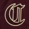 Cleveland Cavaliers Pro Prep Maroon and White Wool & Leather Varsity Jacket 5