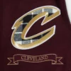 Cleveland Cavaliers Pro Prep Maroon and White Wool & Leather Varsity Jacket 6