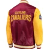 Cleveland Cavaliers Rookie Maroon Varsity Jacket 1