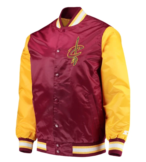 Cleveland Cavaliers Rookie Maroon Varsity Jacket