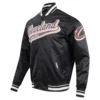 Cleveland Cavaliers Script Tail Black Varsity Jacket