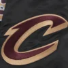Cleveland Cavaliers Script Tail Black Varsity Jacket 5