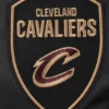 Cleveland Cavaliers Script Tail Black Varsity Jacket 6