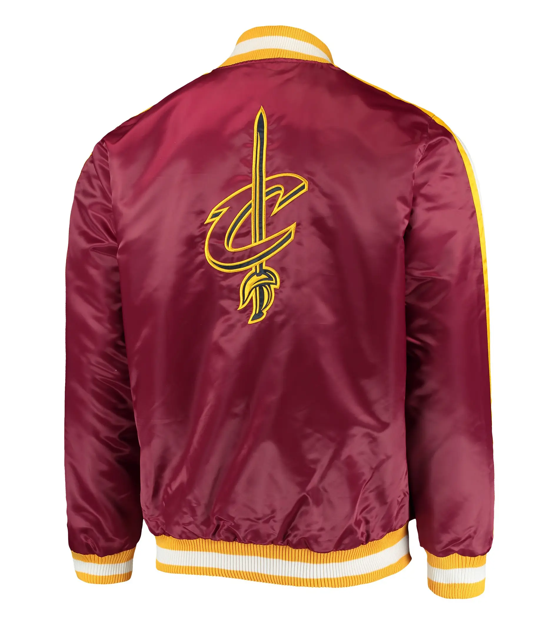 Cleveland Cavaliers The Offensive Maroon Varsity Jacket 1