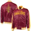 Cleveland Cavaliers The Offensive Maroon Varsity Jacket 3