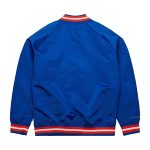 Cleveland Cavaliers Throwback Wordmark Varsity Blue Jacket 1